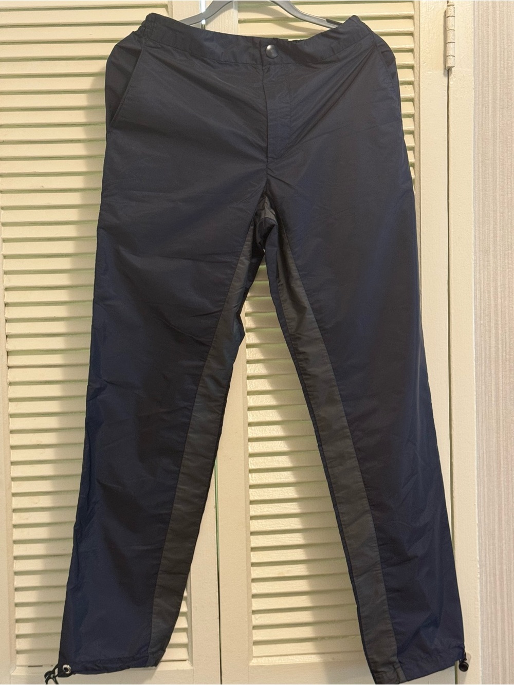 Prada Navy Men’s Track Pants with Zip Pockets